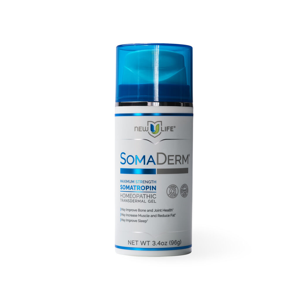 New U Life SomaDerm® homeopathic gel pump bottle
