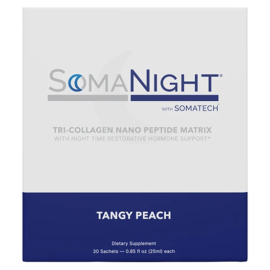 New U Life SomaNight Tangy Peach liquid collagen box